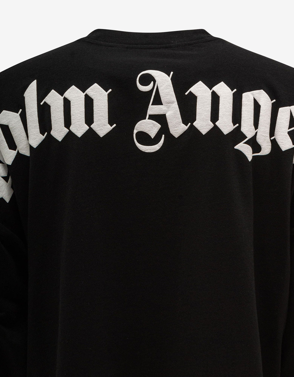Palm Angels Black Logo Long Sleeve Oversized T-Shirt