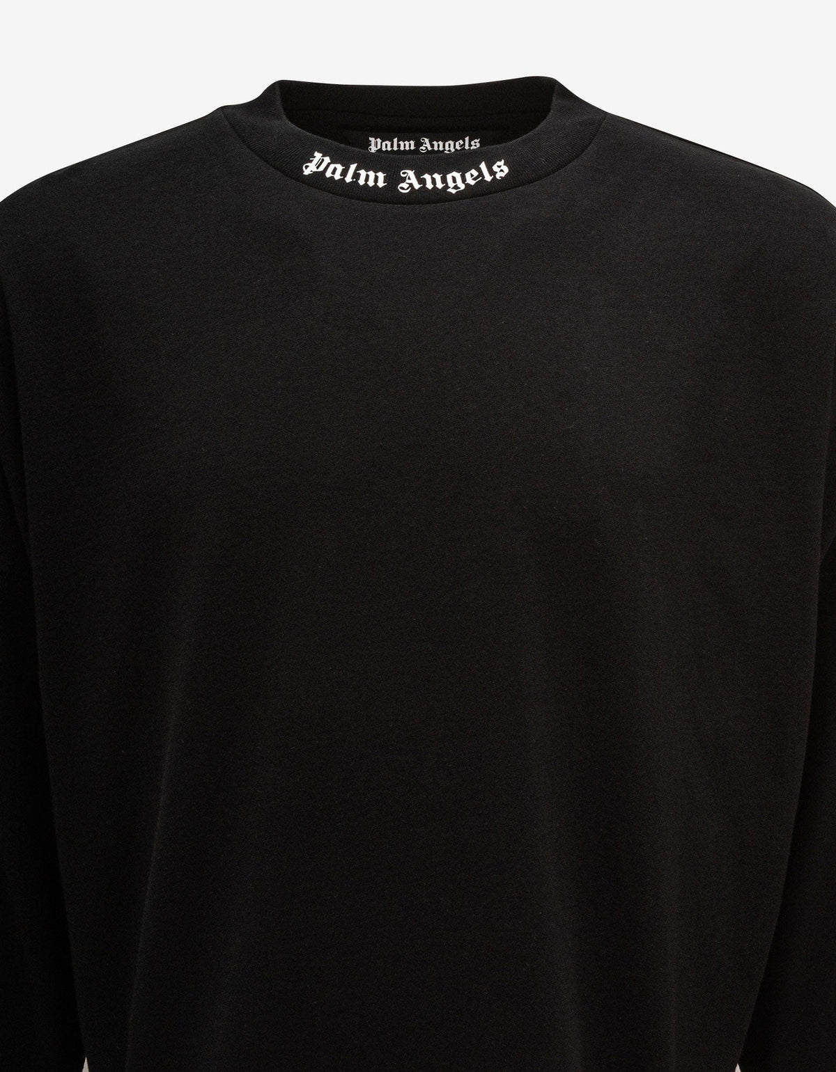 Palm Angels Black Logo Long Sleeve Oversized T-Shirt