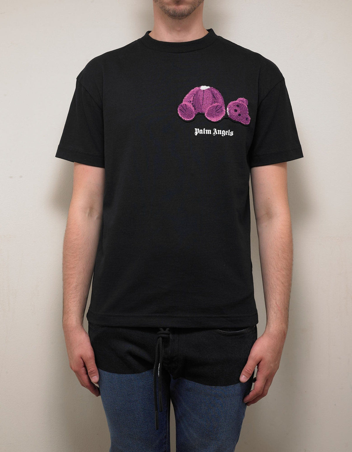 Palm Angels Black Mini Kill The Bear T-Shirt