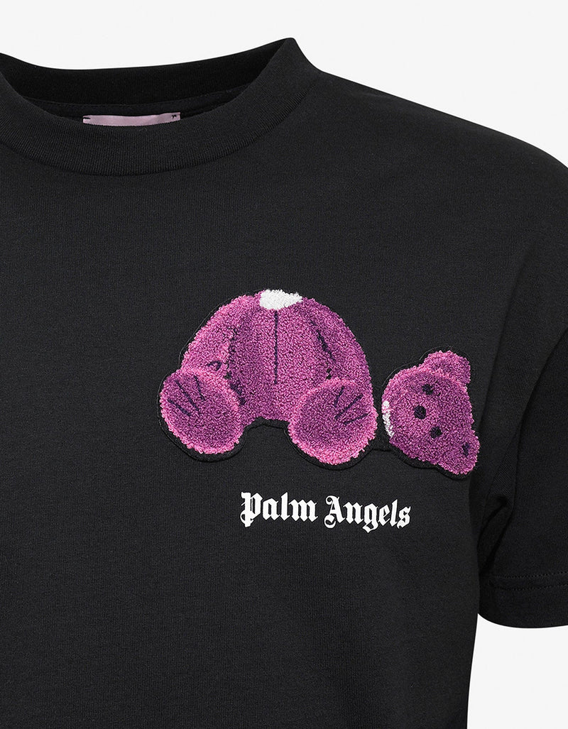 Palm Angels Black Mini Kill The Bear T-Shirt