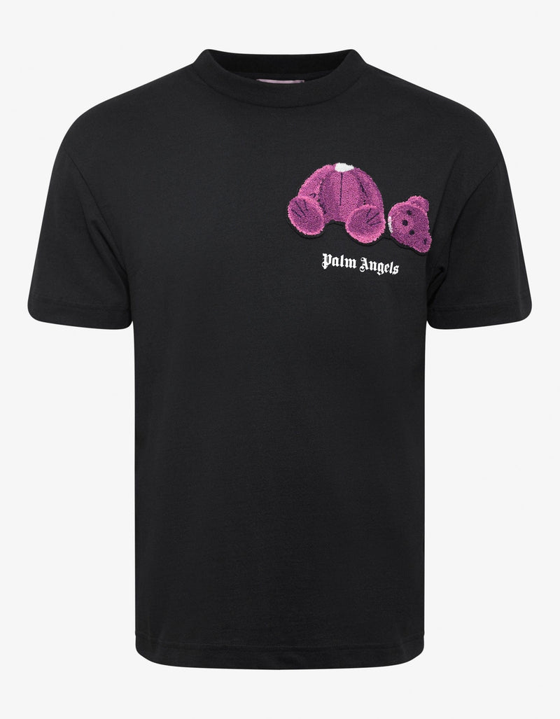 Palm Angels Black Mini Kill The Bear T-Shirt