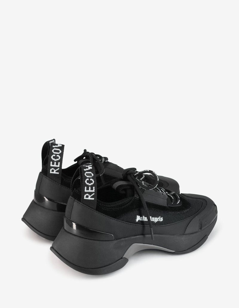 Palm Angels Black Recovery Lace-Up Trainers