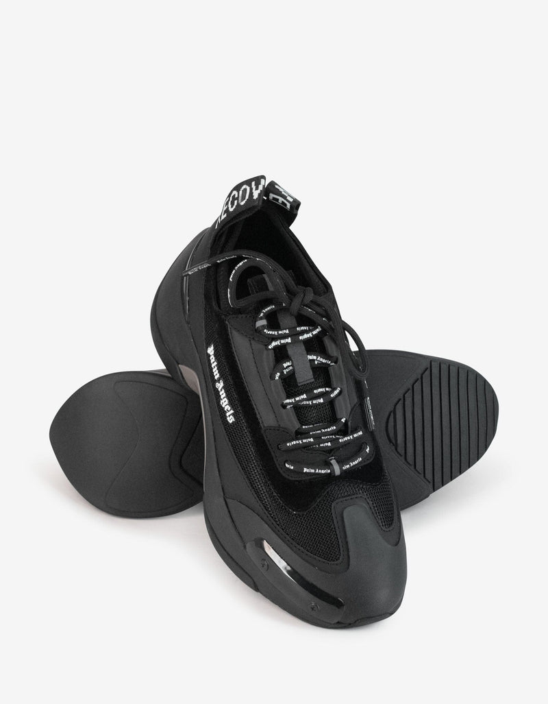 Palm Angels Black Recovery Lace-Up Trainers