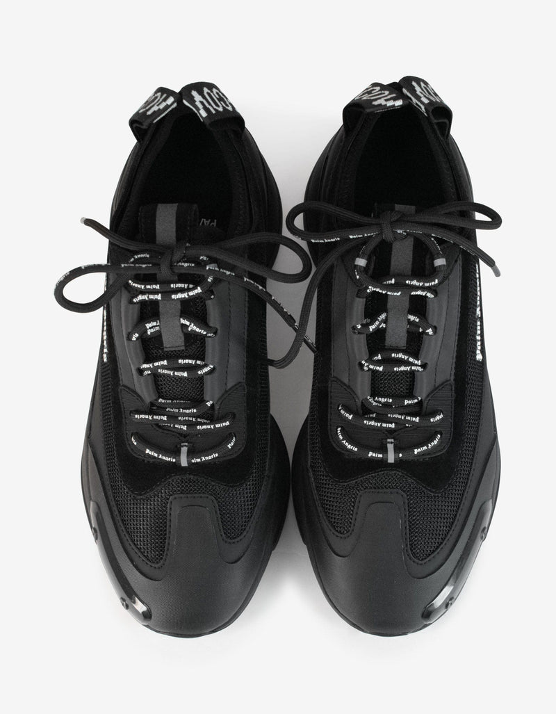 Palm Angels Black Recovery Lace-Up Trainers