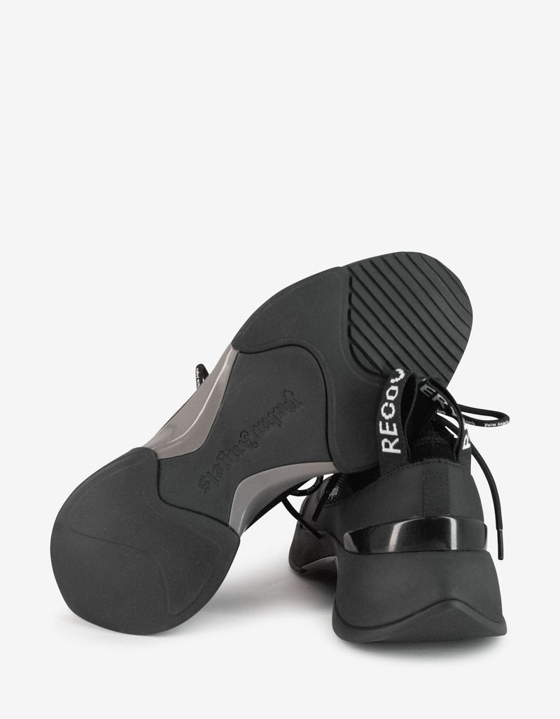 Palm Angels Black Recovery Lace-Up Trainers