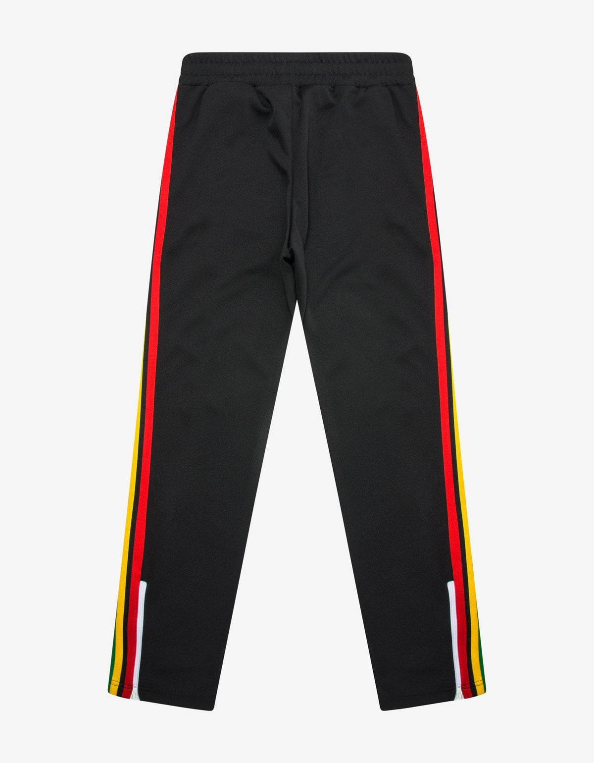 Palm Angels Black Track Pants with Exodus Stripes