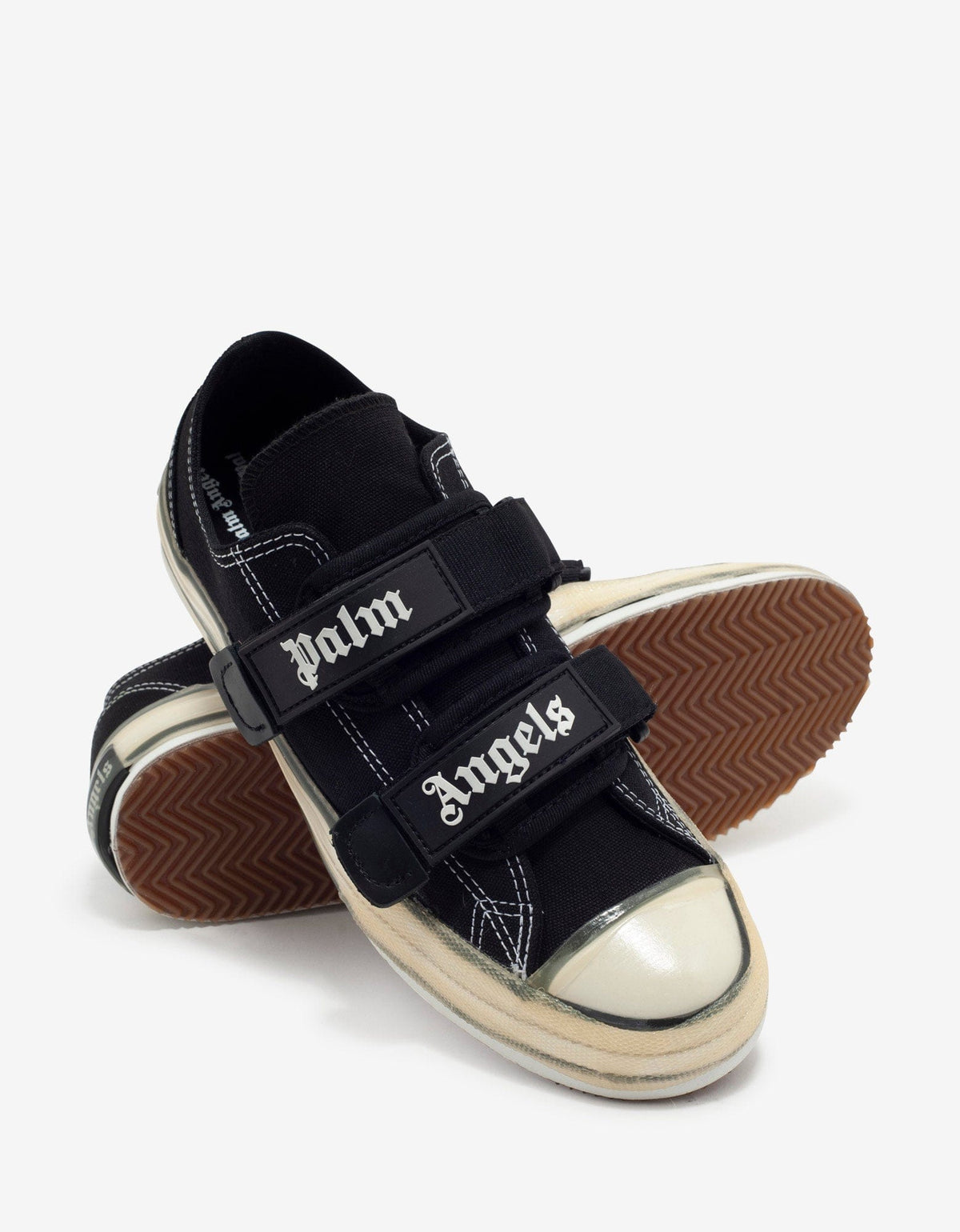 Palm Angels Black Velcro Vulcanized Trainers