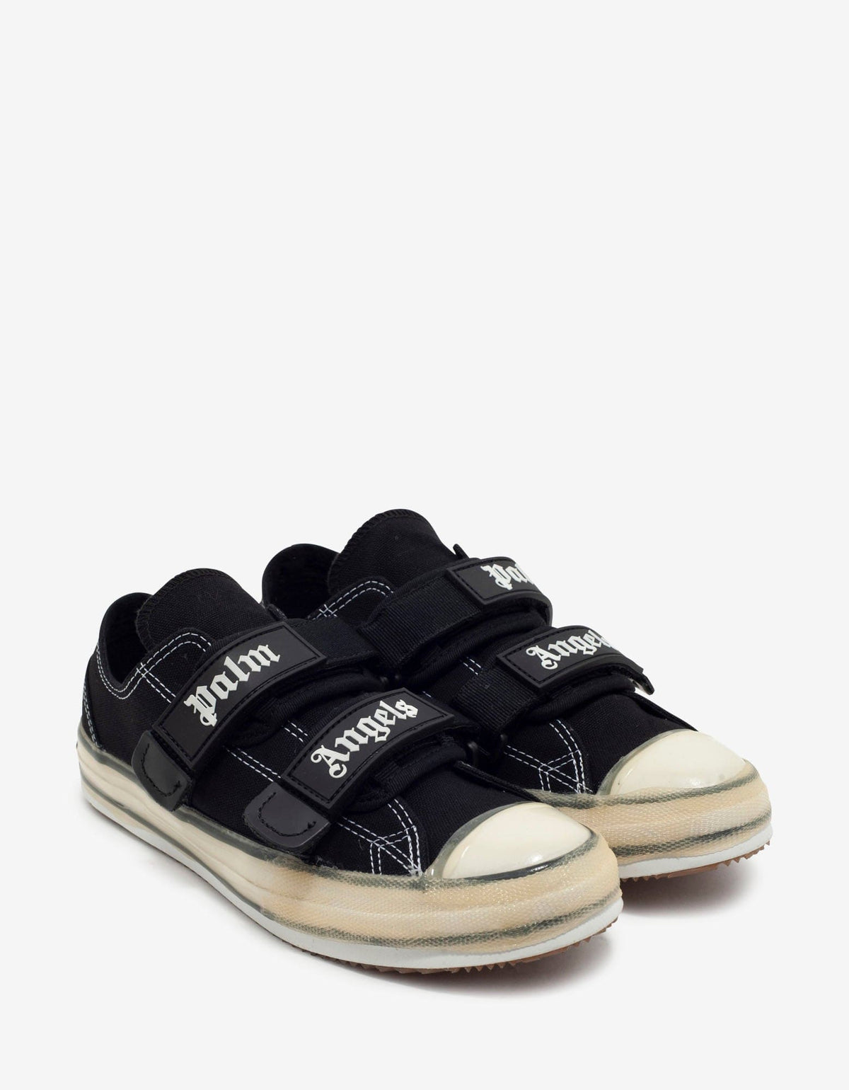Palm Angels Black Velcro Vulcanized Trainers