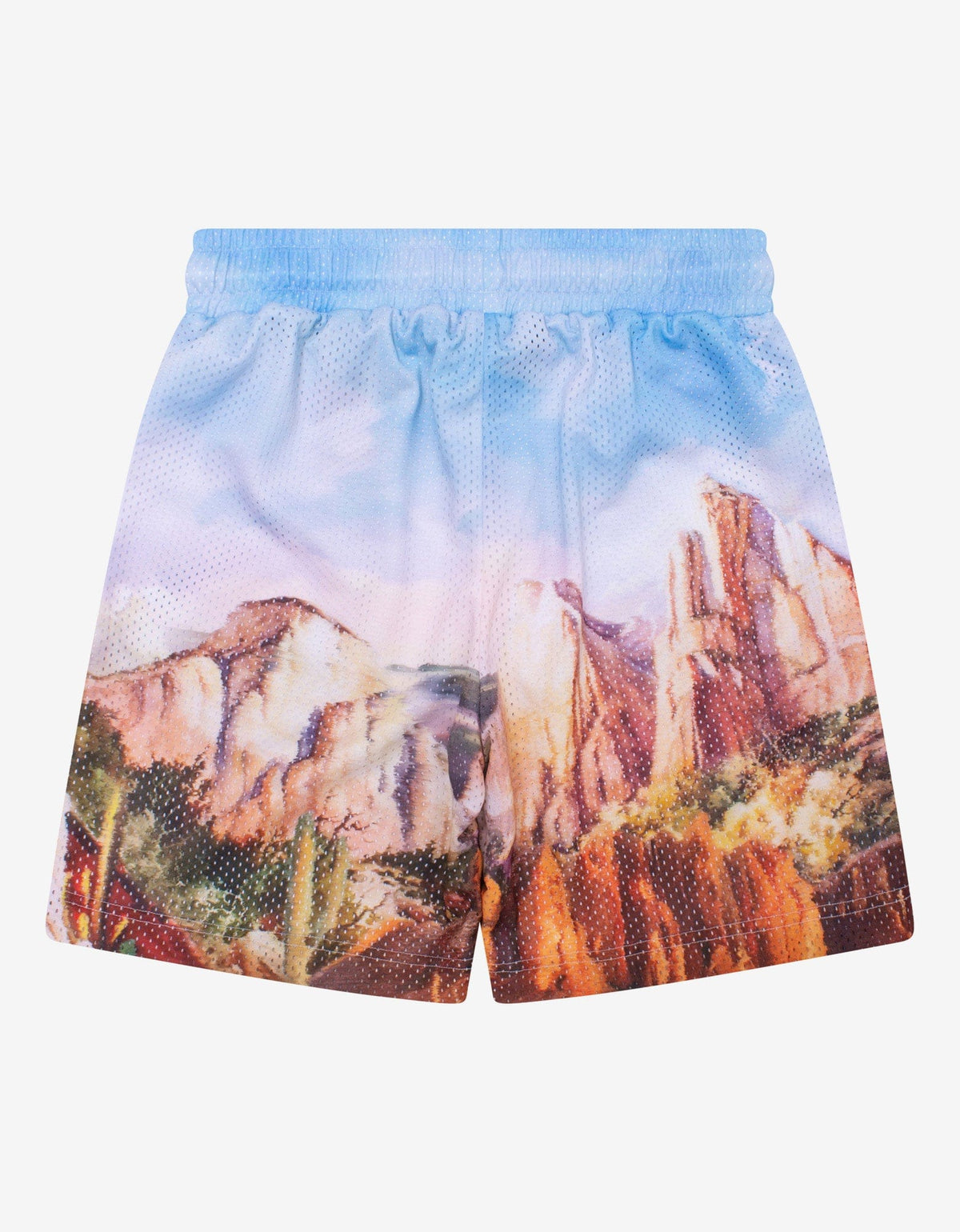 Palm Angels Blue Canyon Mesh Shorts