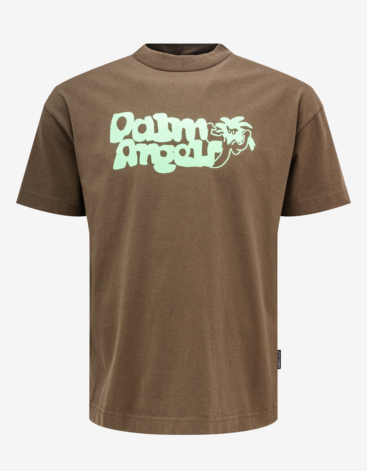 Palm Angels Brown Viper Logo T-Shirt