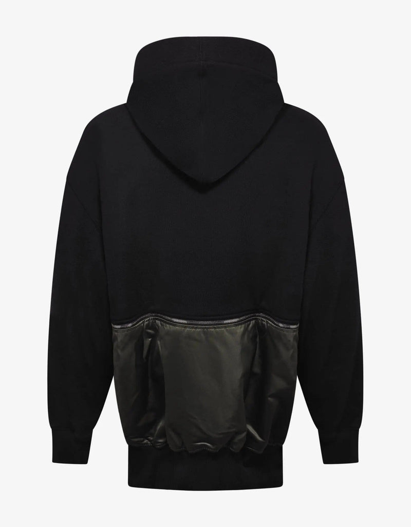 Palm Angels Palm Angels Black Hybrid Hoodie