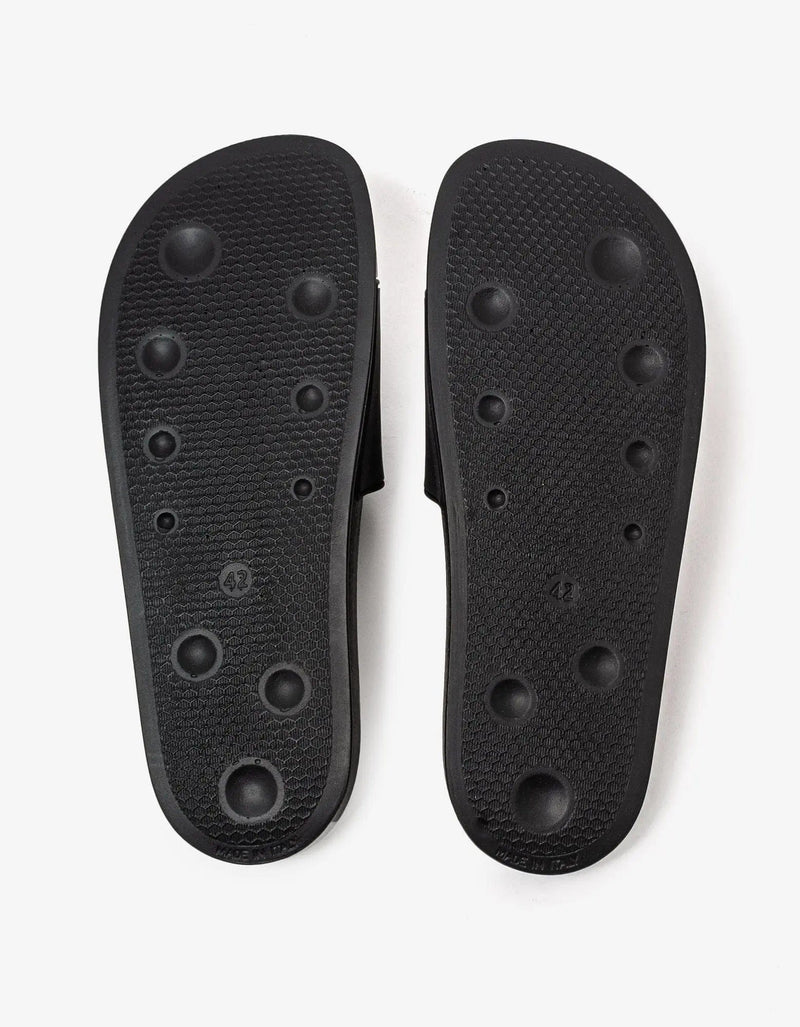 Palm Angels Palm Angels Black PA Monogram Slide Sandals