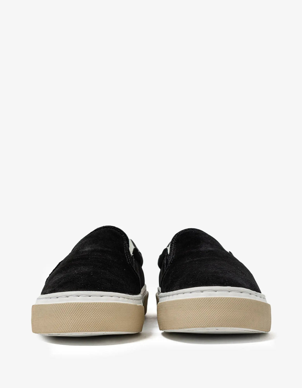 Palm Angels Palm Angels Black Suede Slip On Trainers