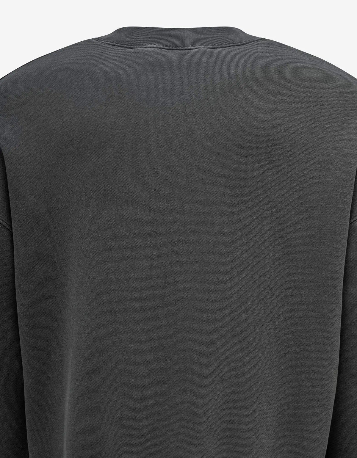Palm Angels Palm Angels Grey Curved Logo Sweatshirt