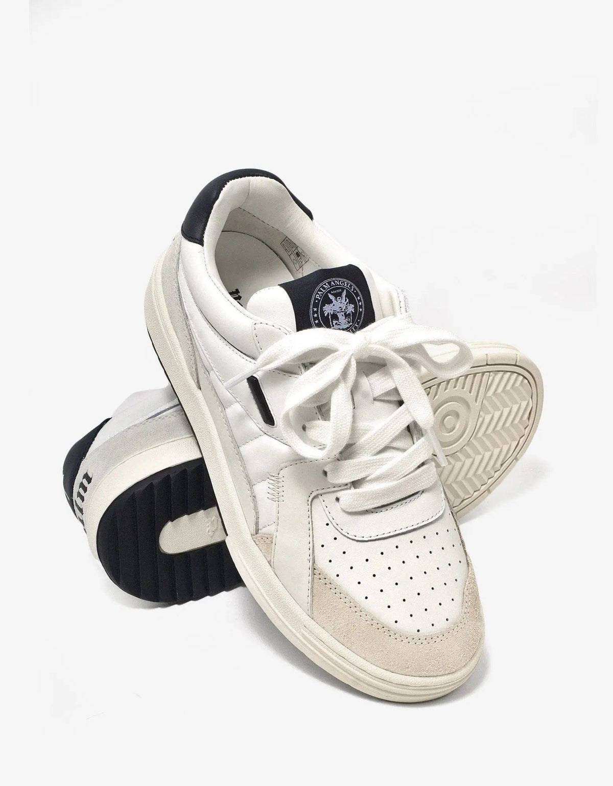 【関税込み】PALM ANGELS PALM UNIVERSITY LT NEW YORK WHITE BL Palm Angels White Palm University Trainers – Zoo Fashions