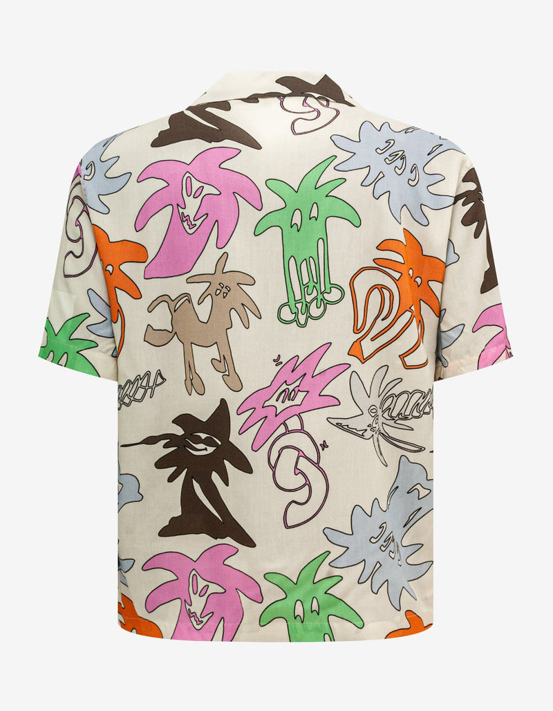 Palm Angels Palmity All-over Bowling Shirt