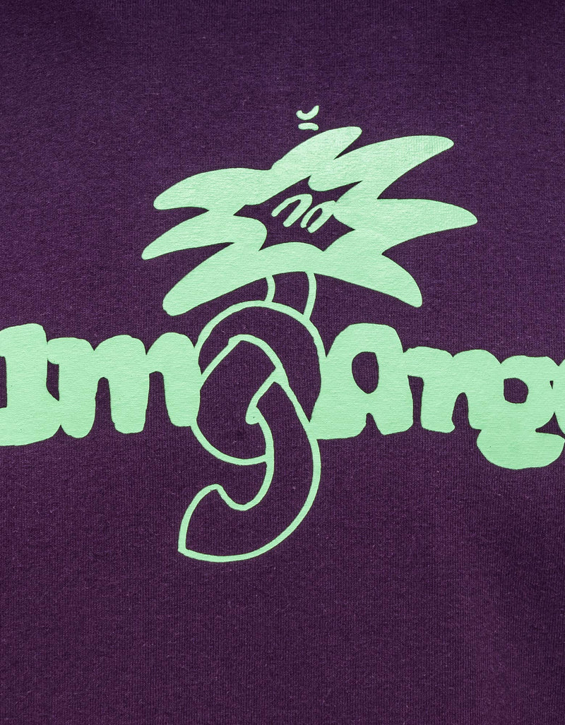 Palm Angels Purple Santiago Logo T-Shirt
