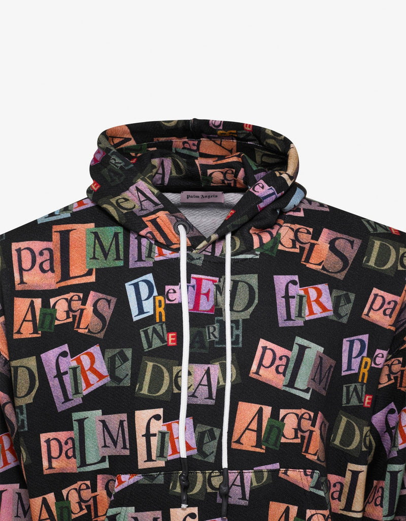 Palm Angels Ransom Print Hoodie