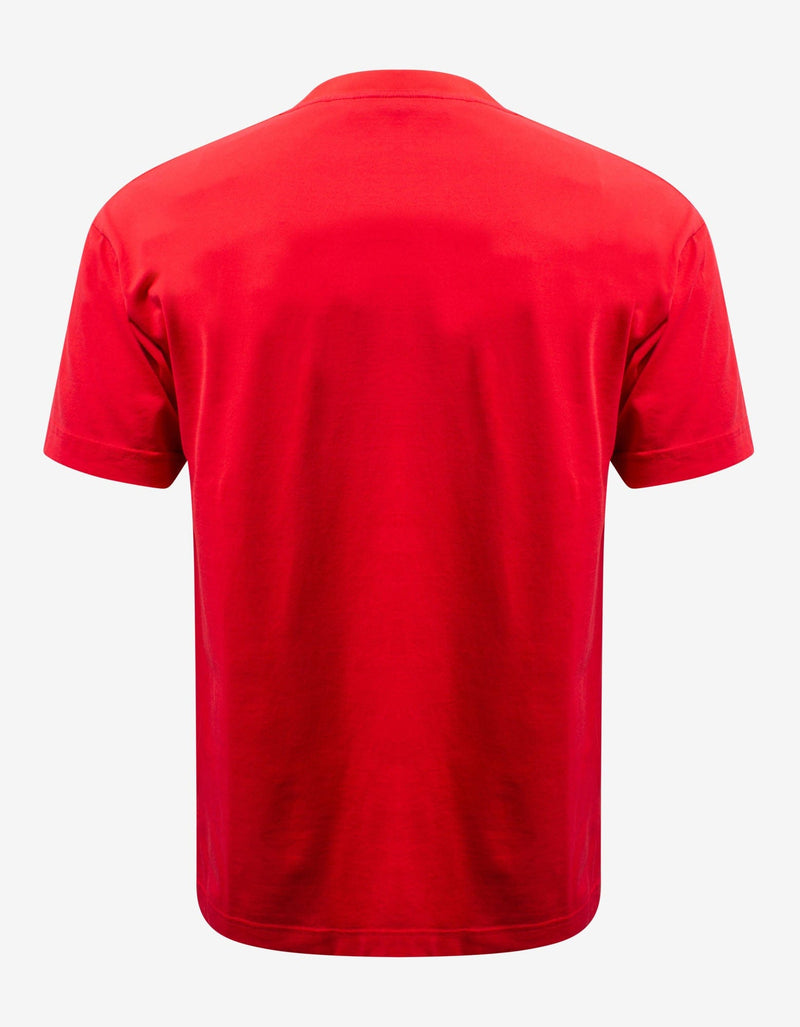 Palm Angels Red Desert Logo Print T-Shirt
