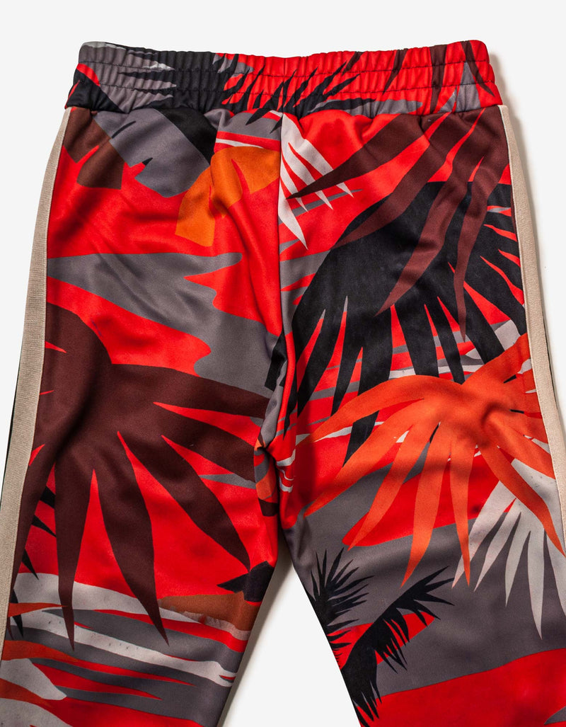 Palm Angels Red Hawaii Track Pants