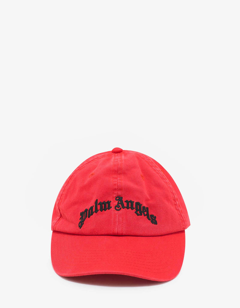 Palm Angels Red Logo Cap