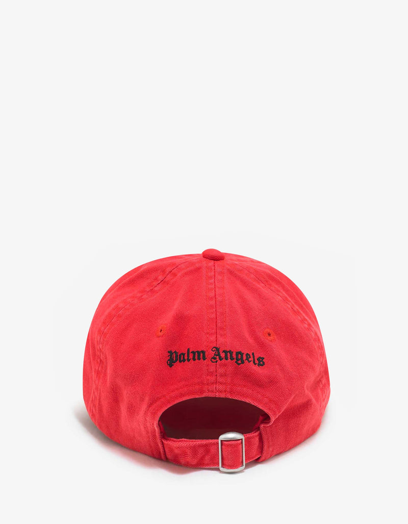 Palm Angels Red Logo Cap
