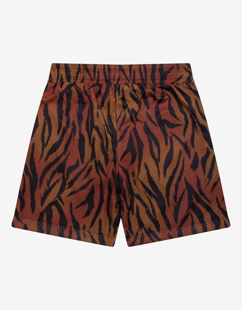 Palm Angels Tiger Print Mesh Shorts