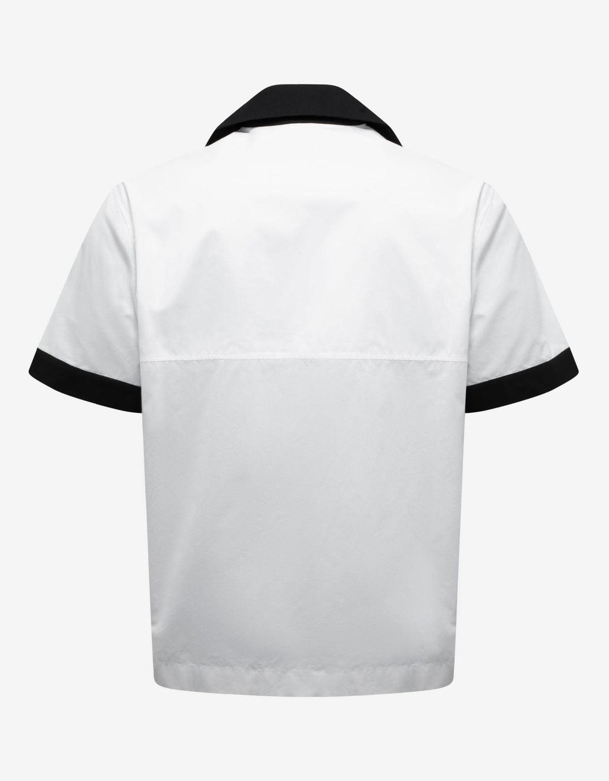 Palm Angels White Butterfly Print Bowling Shirt