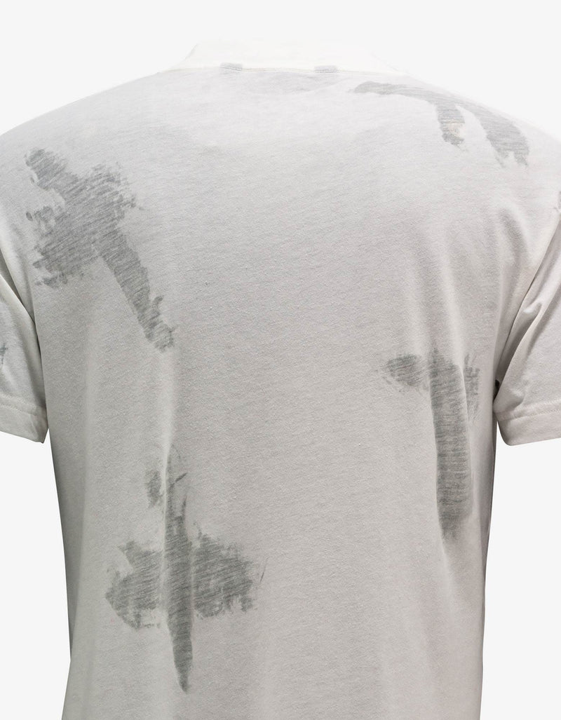 Palm Angels White Parrot Vintage T-Shirt
