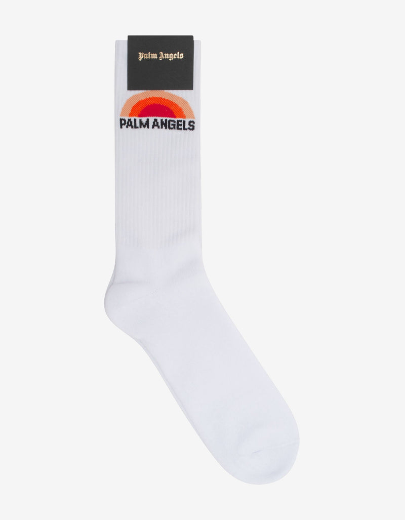 Palm Angels White Sunset Socks