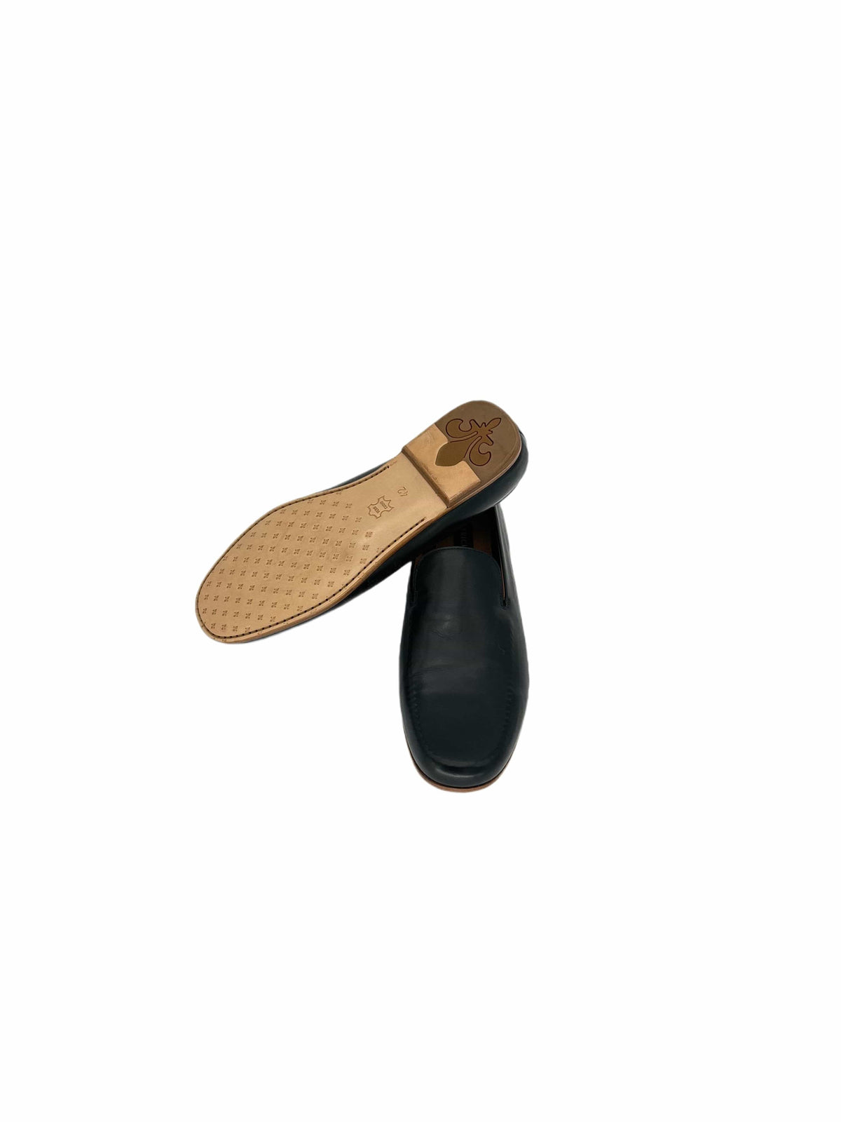 Patrick Cox Black Leather Moccasin With Stich Detailing