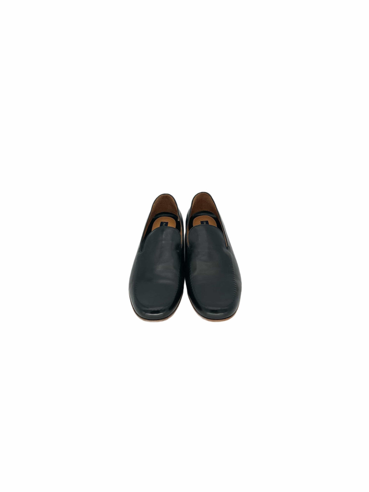 Patrick Cox Black Leather Moccasin With Stich Detailing