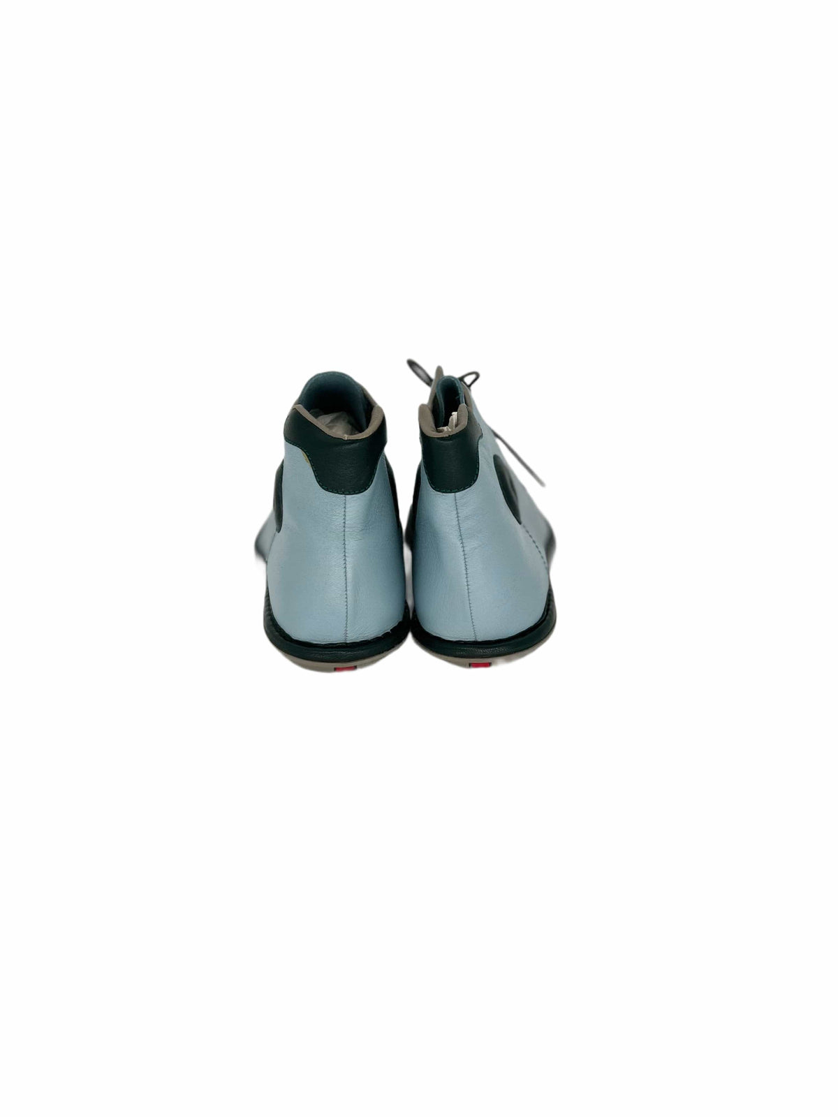 Prada Libea Rossa Blue Hybrid High Top Lace Up Sneaker Shoes