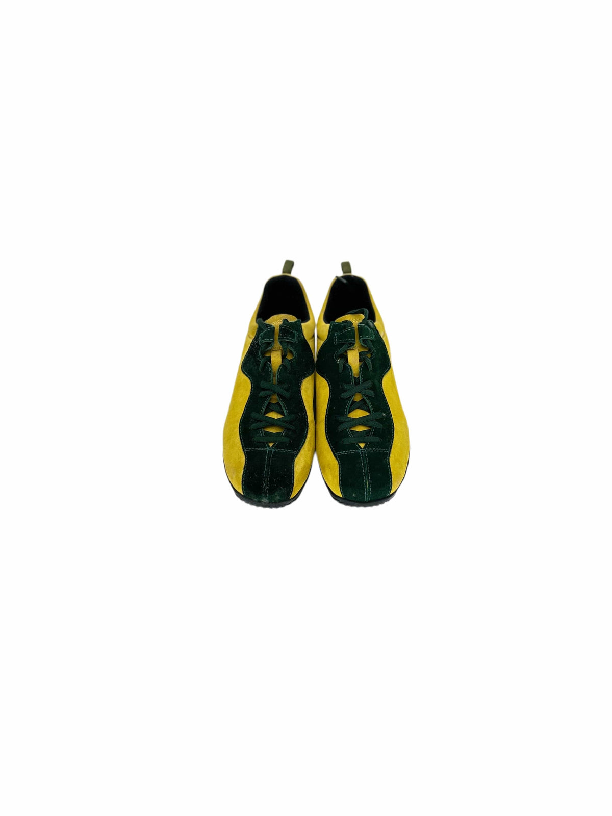 Prada Linea Rossa Bi-Colour Suede Hybrid Trainers