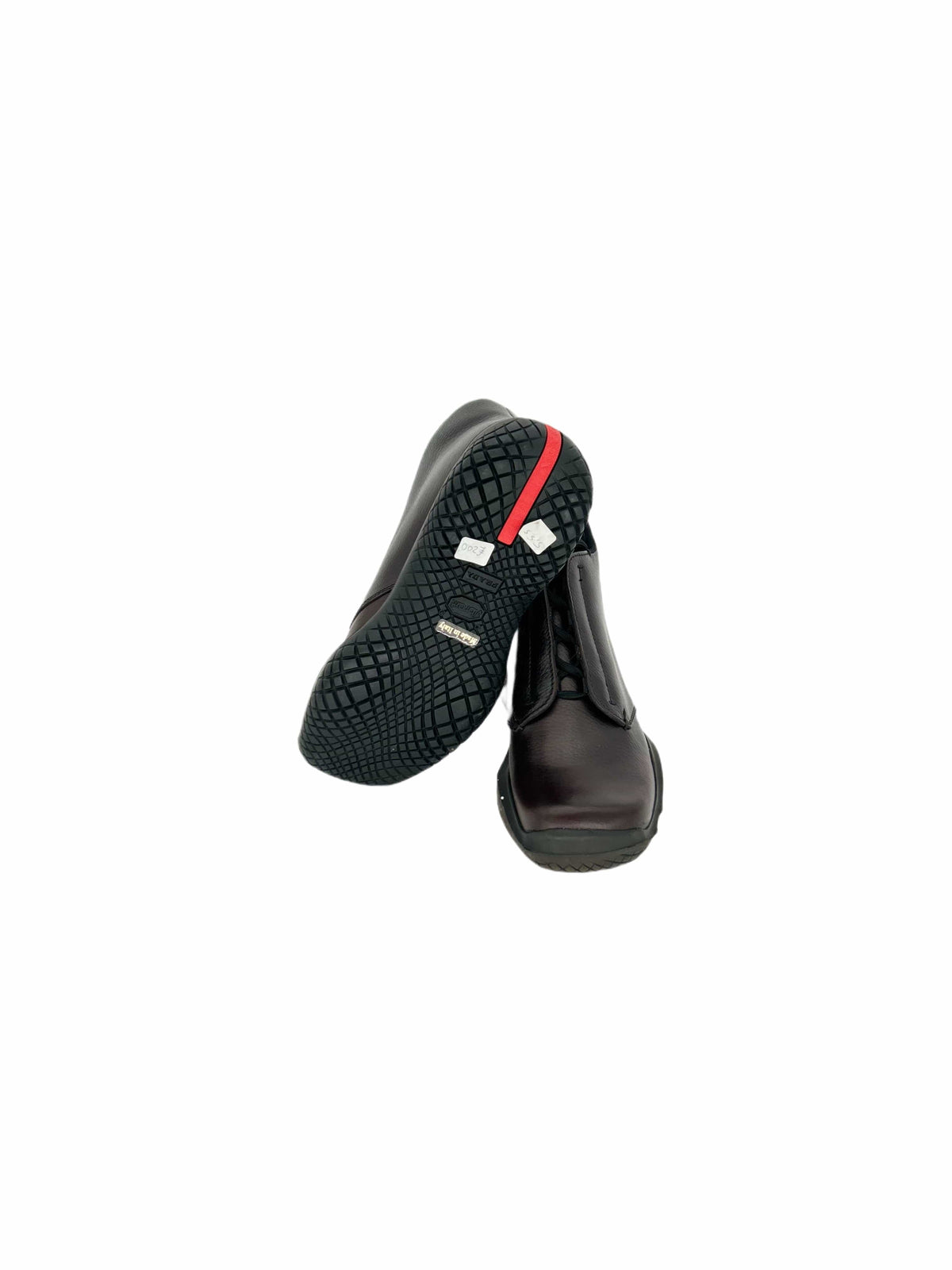 Prada Linea Rossa Dark Brown Calf Leather 'Derby' Walking Boot