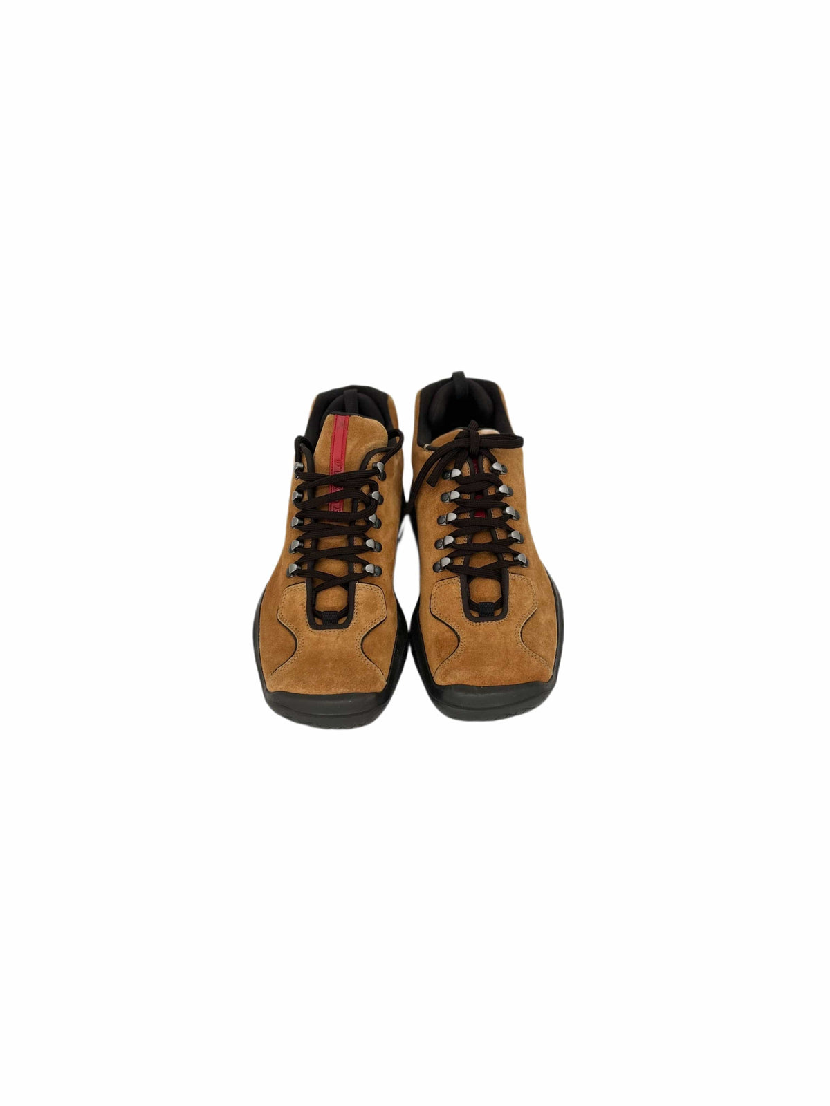 Prada Linea Rossa Orange Suede Walking Boot