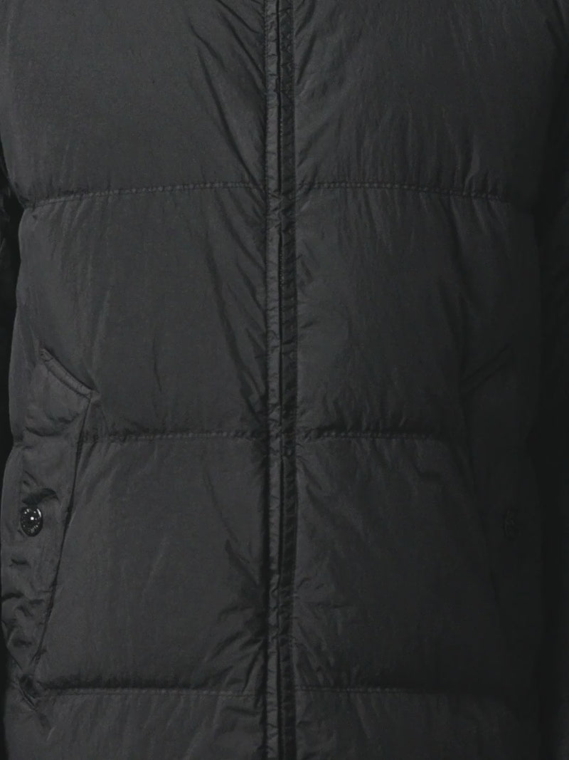 Stone Island Black Crinkle Reps NY Jacket L2S154100037S0A23V0029