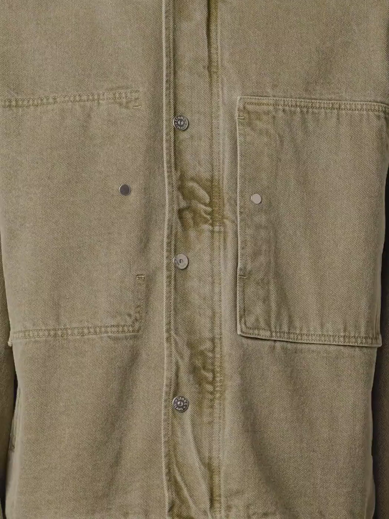 Stone Island Military Green Mineral Dyed Gabardine-TC Jacket L2S15Q100045S00T4V005G