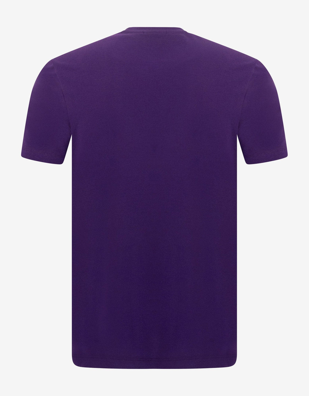 Purple EA Logo Print T-Shirt