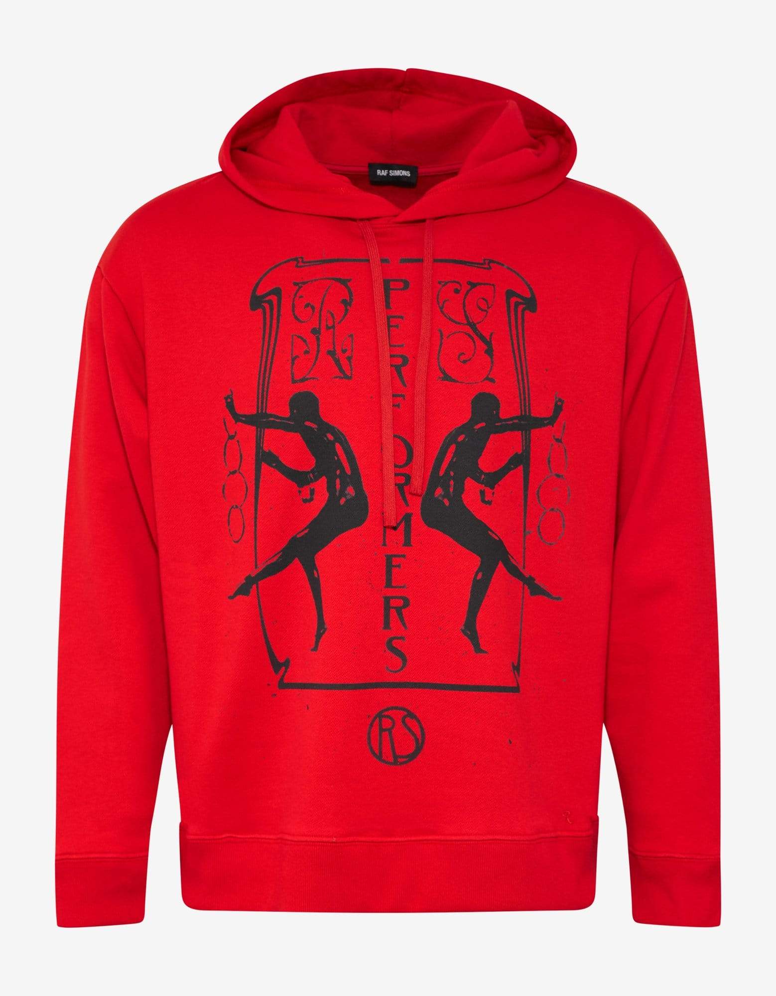 Designer Raf Simons Online Shop Raf Simons Red Oversized Print - Main Image