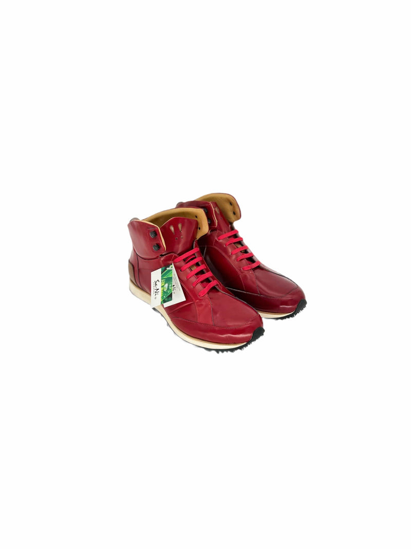 Red 'Vonnegut' Trainers