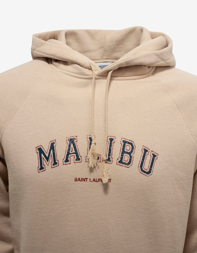 Saint Laurent Beige Malibu Print Hoodie
