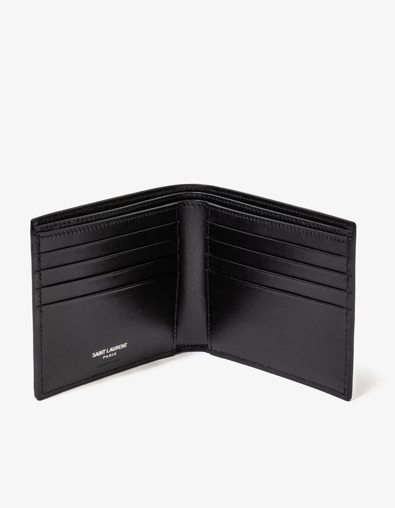 Saint Laurent Black Cassandre East/West Wallet