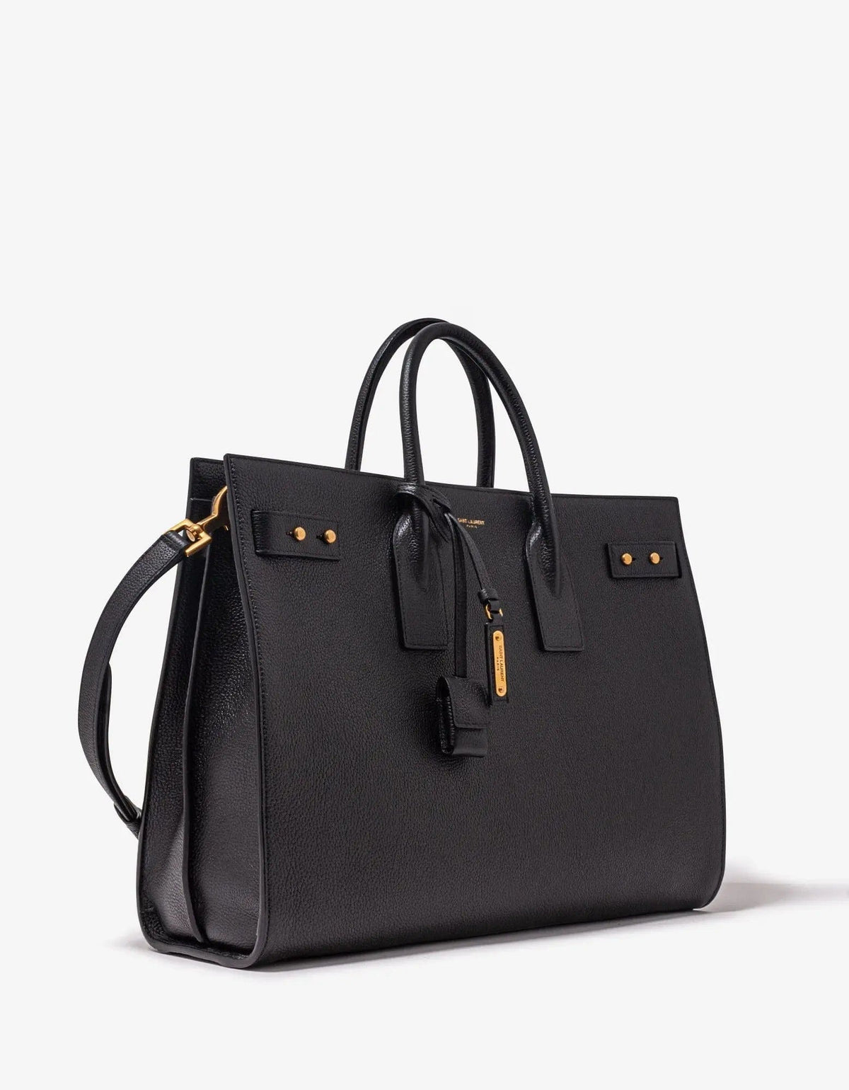 Saint Laurent Black Leather Thin Large Bag – mens designer fashion Saint Laurent Black Leather Thin Large Bag – mens designer fashion