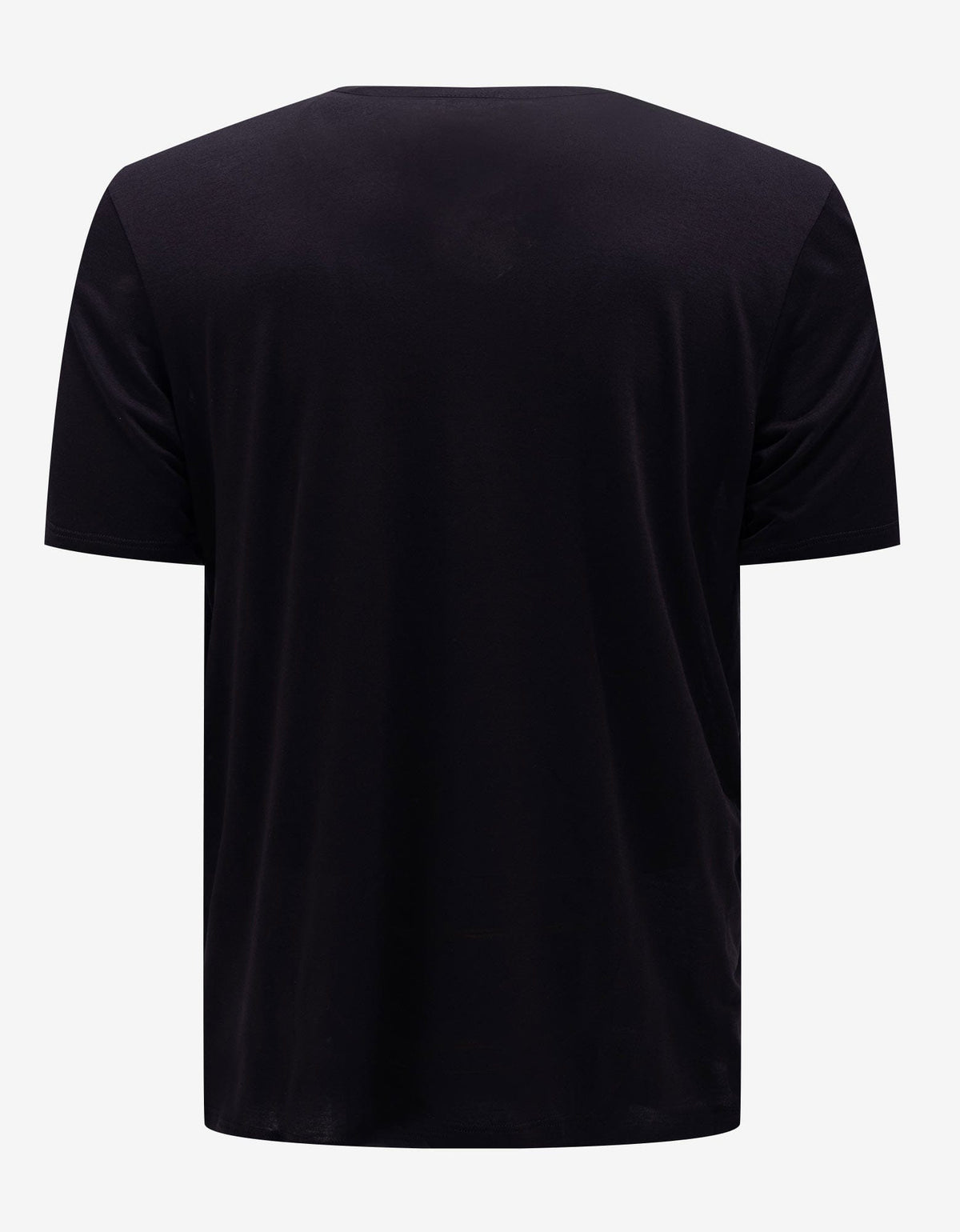 Saint Laurent Black Logo Embroidered T-Shirt