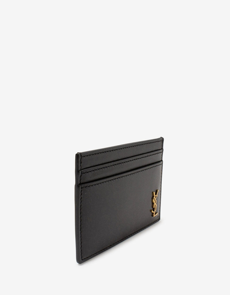 Saint Laurent Black Monogram Card Holder