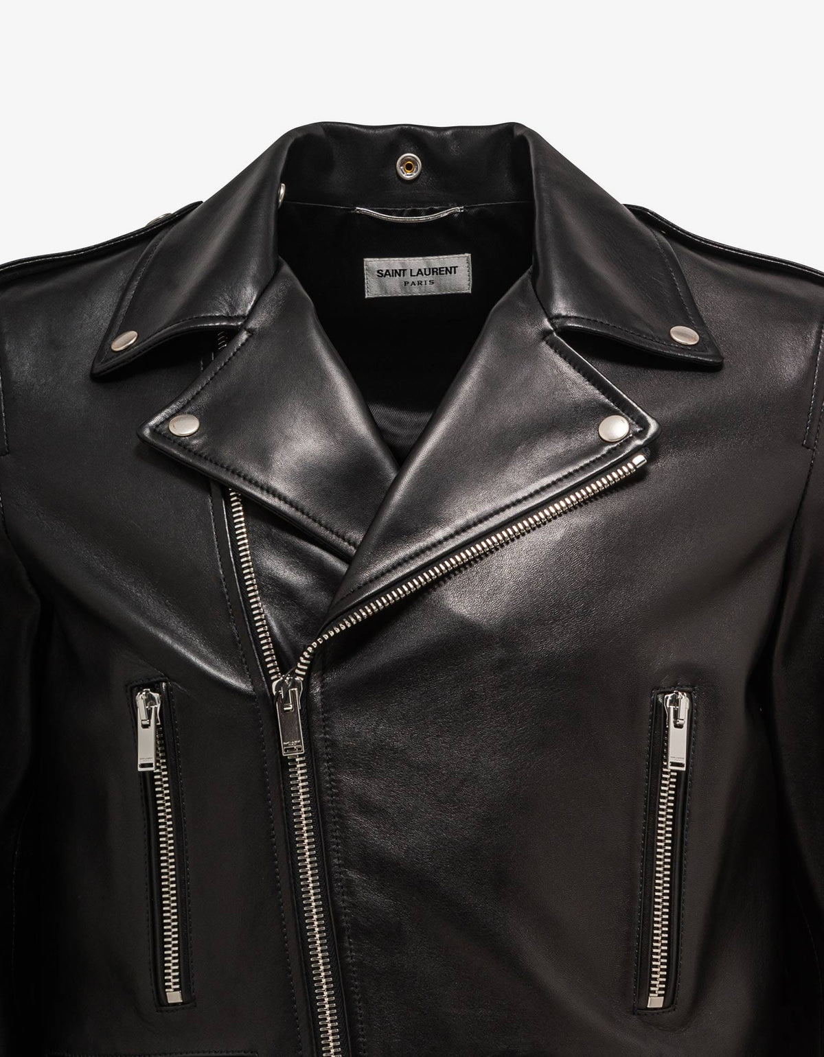 Saint Laurent Black Motorcycle Jacket