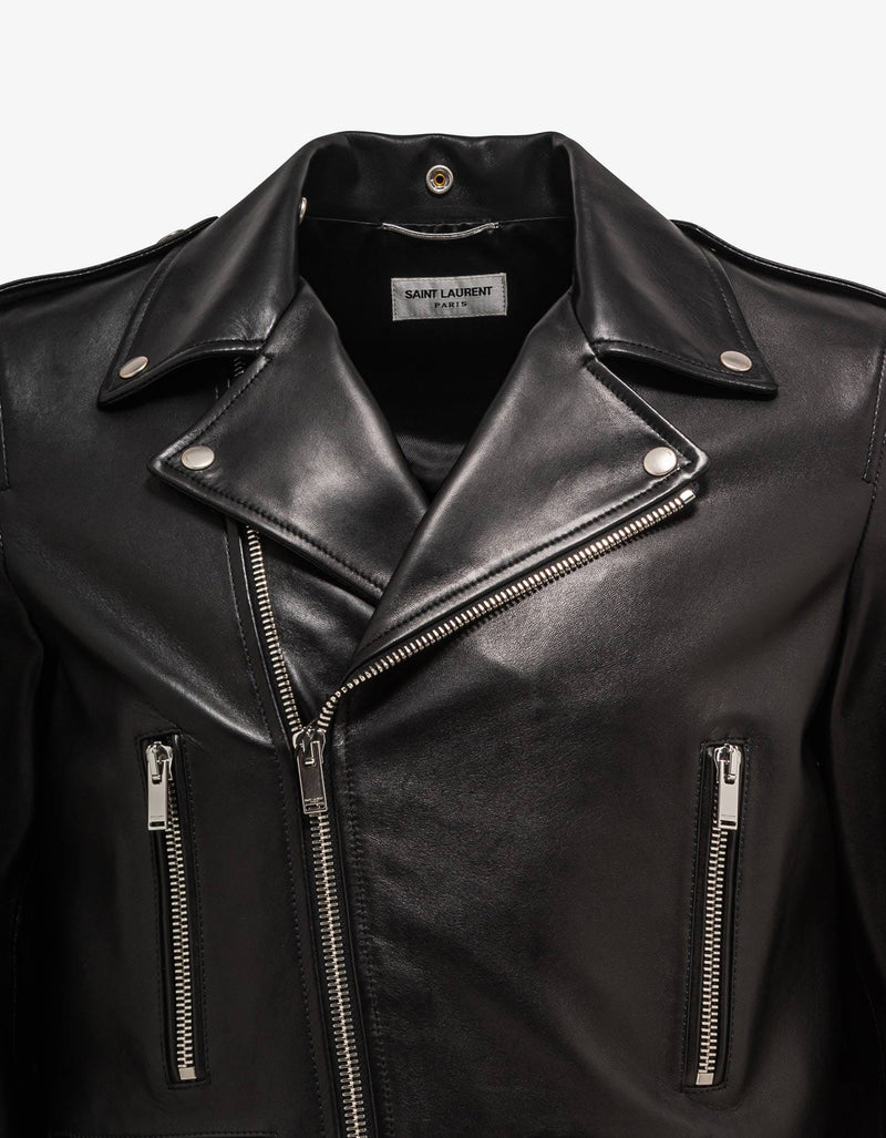 Saint Laurent Black Motorcycle Jacket
