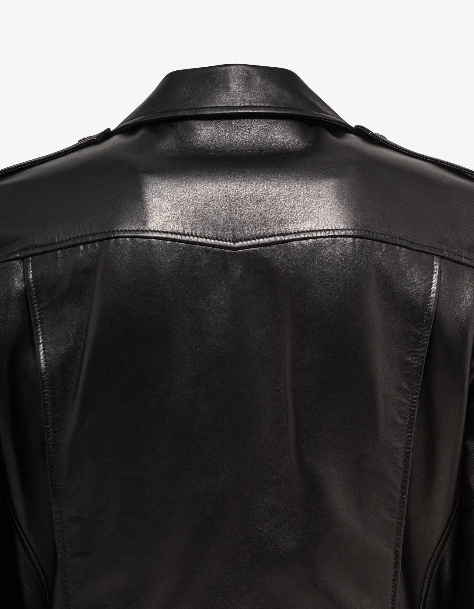 Saint Laurent Black Motorcycle Jacket – Zoo Fashions