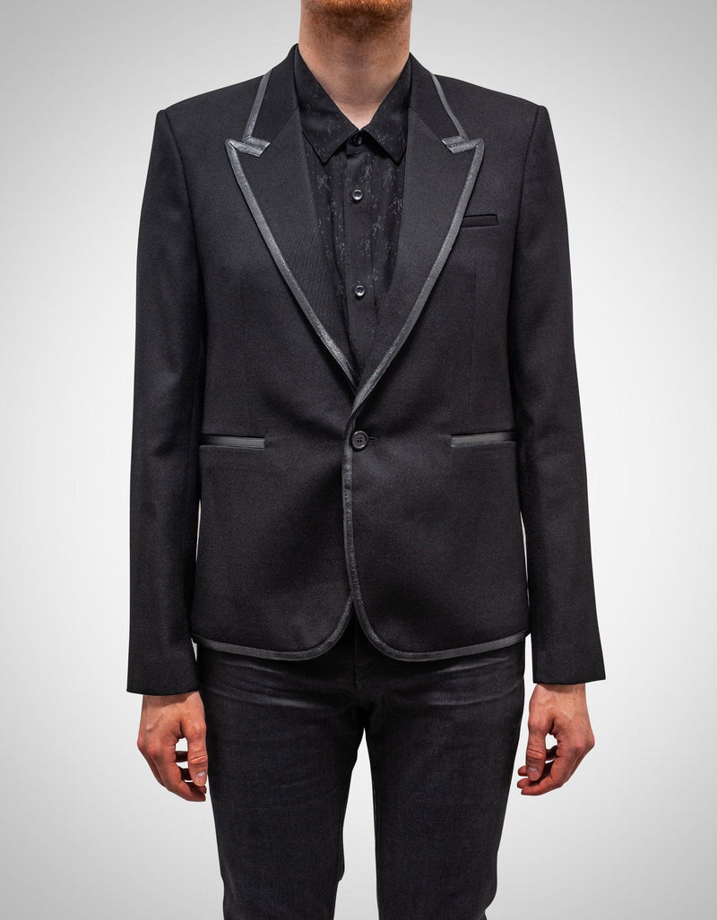 Saint Laurent Black Tailored Wool Blazer